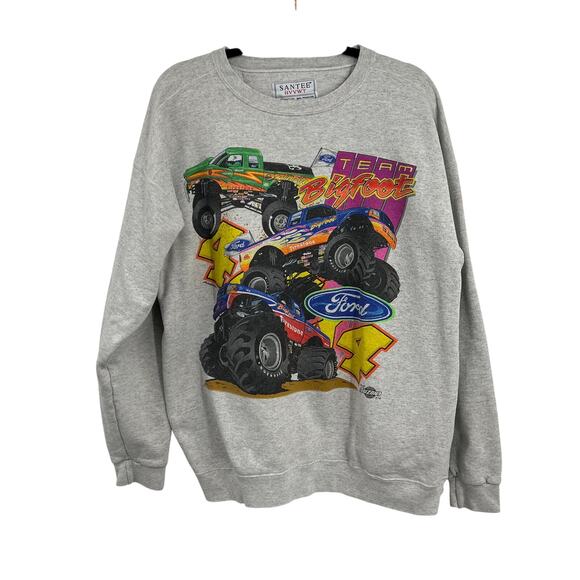 Vintage Other - Vintage Ford Team Bigfoot Monster Truck Crewneck Sweatshirt '07‎ Men's XL Rare